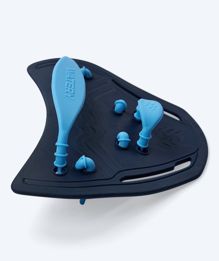 Watery Finger Paddles - Tide - Blau