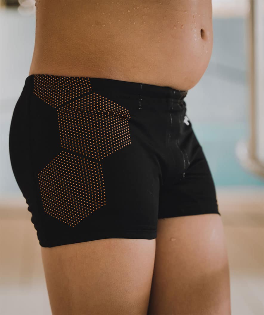 Watery Aquashorts für Jungen - Flaming Vegas Eco - Orange Corner