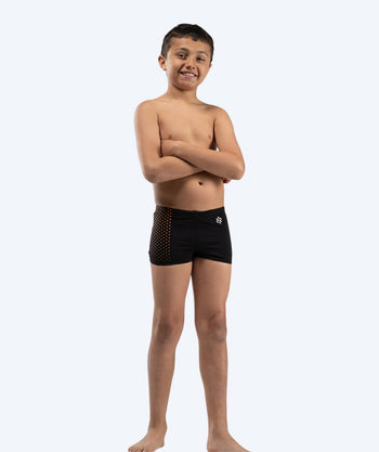 Watery Badehose für Jungen - Flaming Vegas Eco - Orange Sporty
