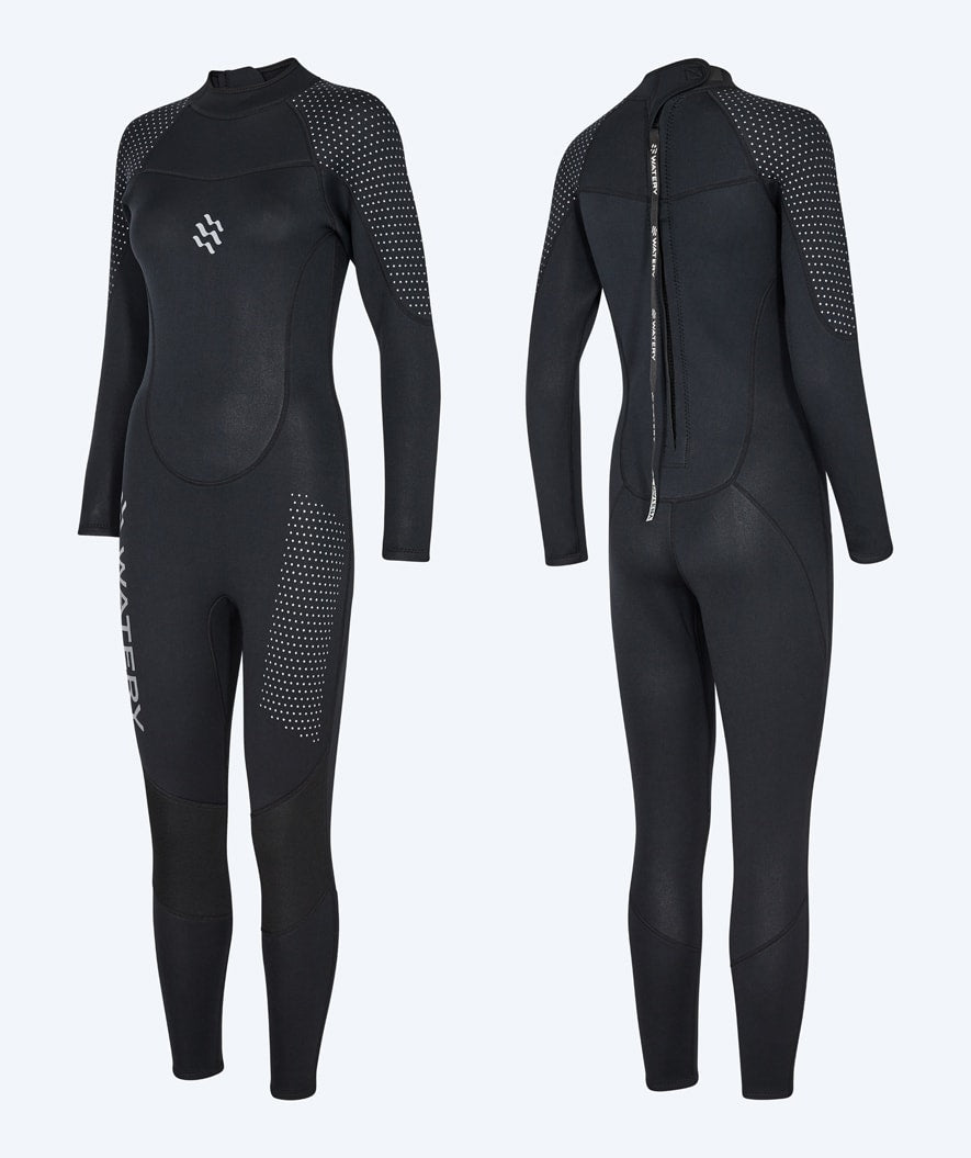 Watery Neoprenanzug für Damen - Hedgehog (3mm) - Schwarz