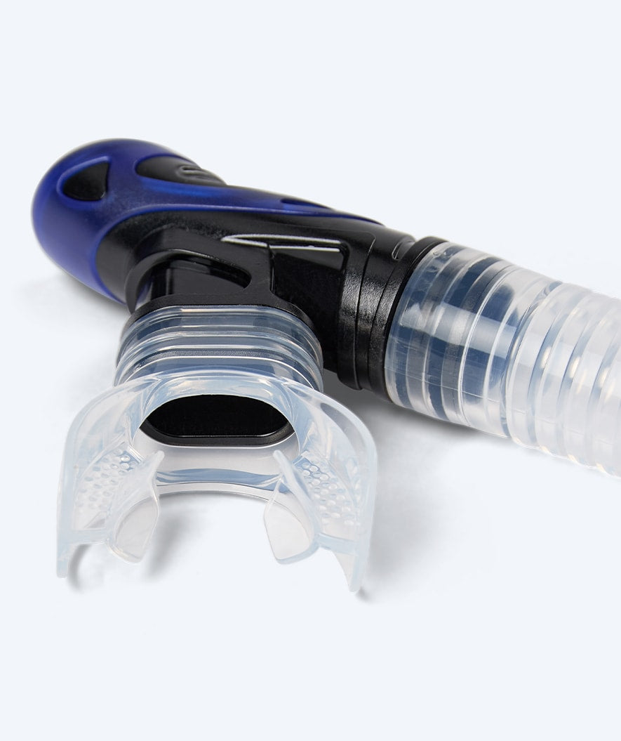 Watery Combo Schnorchelset für Erwachsene - Hudson Full-Dry - Blau