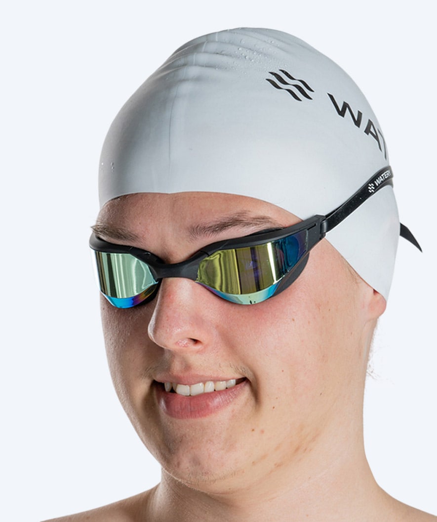 Watery Schwimmbrille - Instinct Ultra Mirror - Schwarz/gold