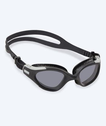Watery Schwimmbrille für Freizeitschwimmer - Kelvin Active - Schwarz/Silber