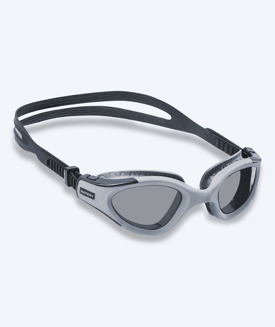 Watery Motions Schwimmbrille - Kelvin Active - Grau/Rauch