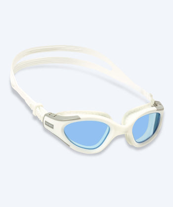 Watery Schwimmbrille für Freizeitschwimmer - Kelvin Active - Weiß/Hellblau