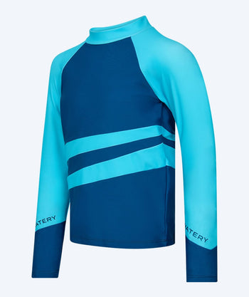 Watery UV Shirt für Kinder - Manami Langarm Rashguard - Atlantic Blue