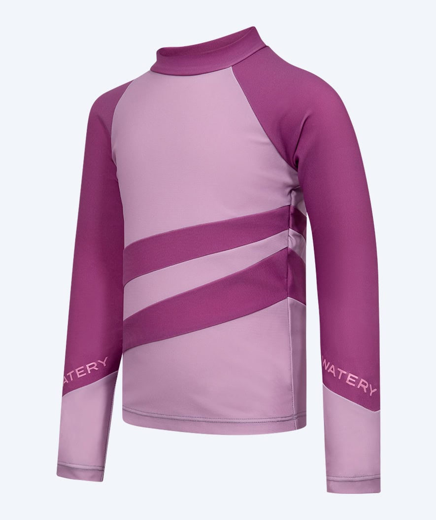 Watery UV Shirt für Kinder - Manami Langarm Rashguard - Atlantic Purple