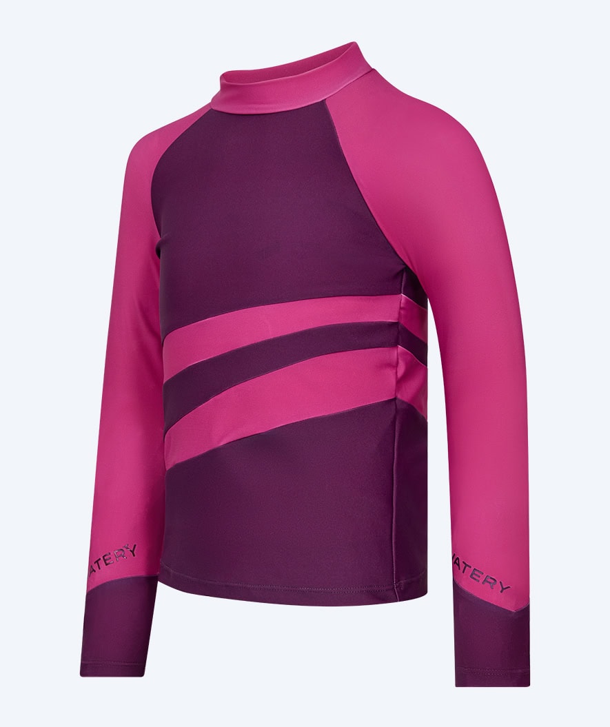 Watery UV Shirt für Kinder - Manami Langarm Rashguard - Lila