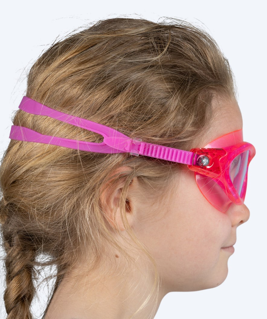 Watery Schwimmbrille für Kinder - Mantis 2.0 - Atlantic Rosa/klar