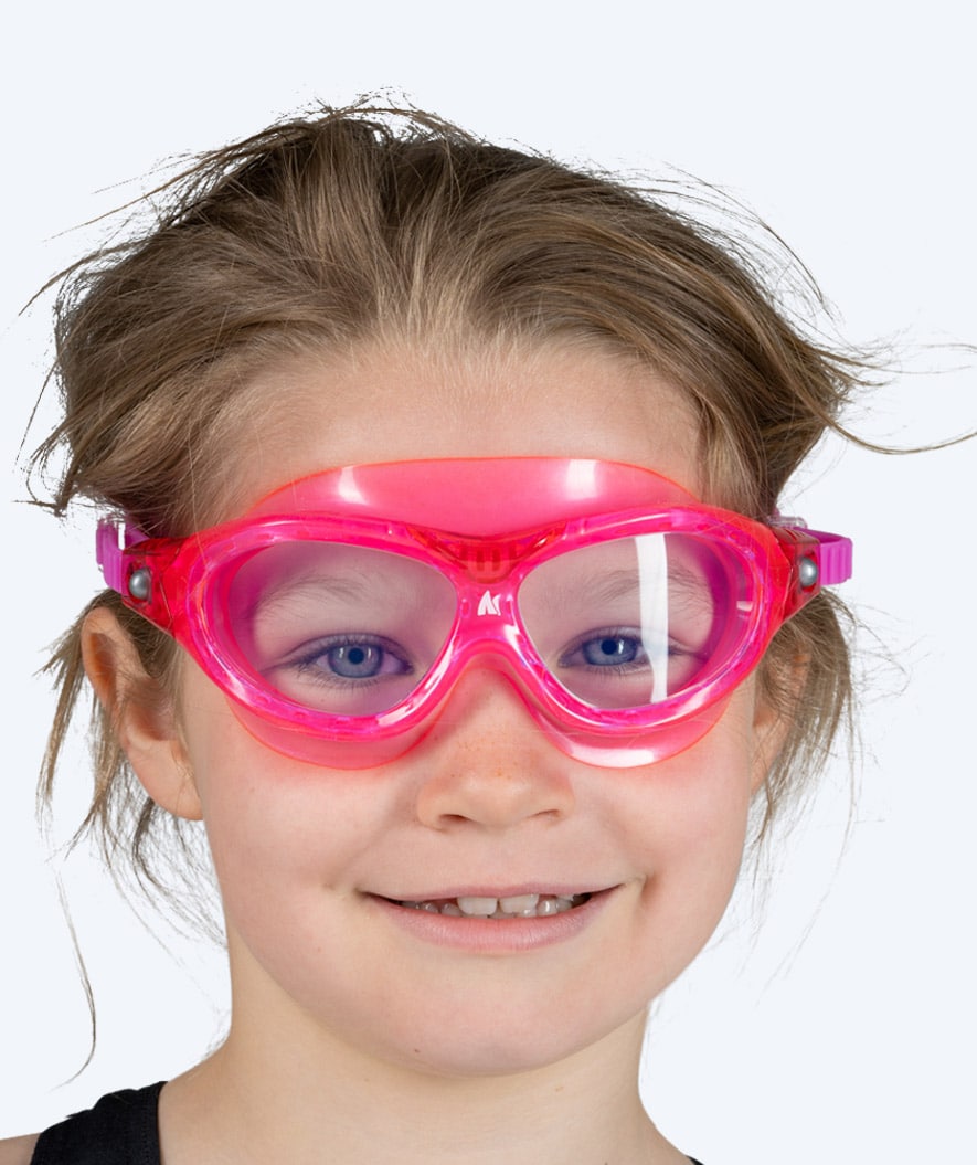 Watery Schwimmbrille für Kinder - Mantis 2.0 - Atlantic Pink/klar