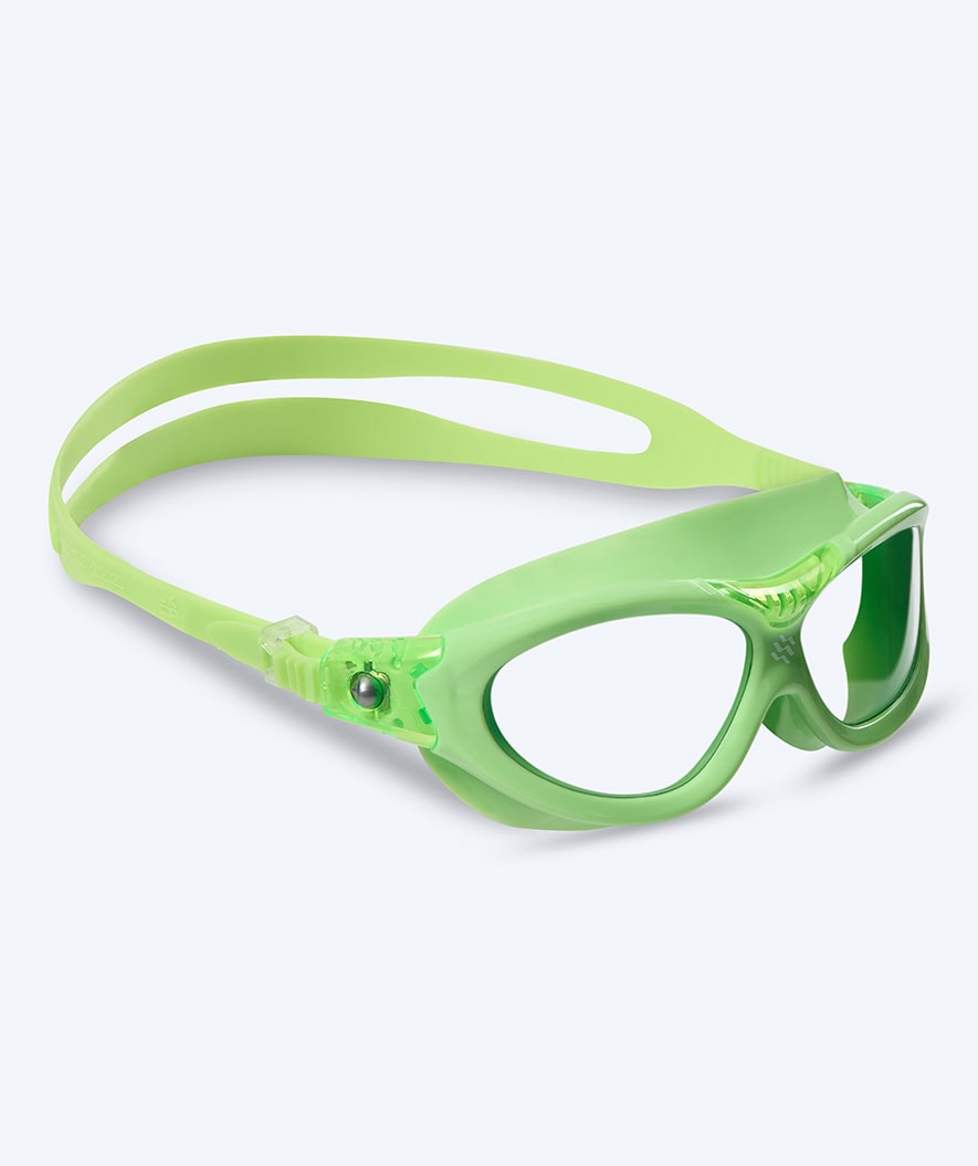 Watery Schwimmbrille für Kinder - Mantis 2.0 - Hellgrün/klar