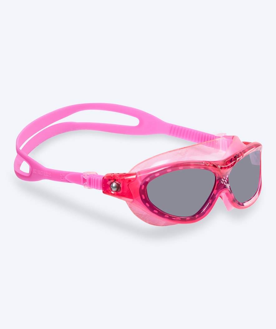 Watery Schwimmbrille für Kinder - Mantis 2.0 - Pink/getönte Brille