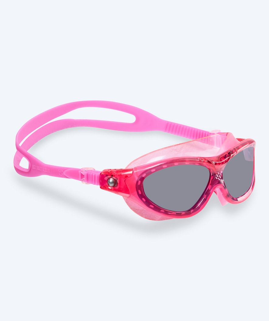 Watery Schwimmbrille für Kinder - Mantis 2.0 - Pink (Smoke Scheiben)