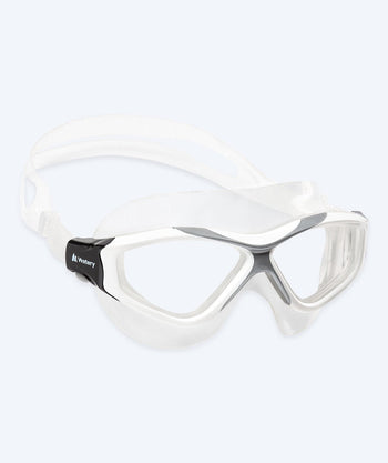 Watery Schwimmmaske für Erwachsene - Mantis - Weiss/Grau