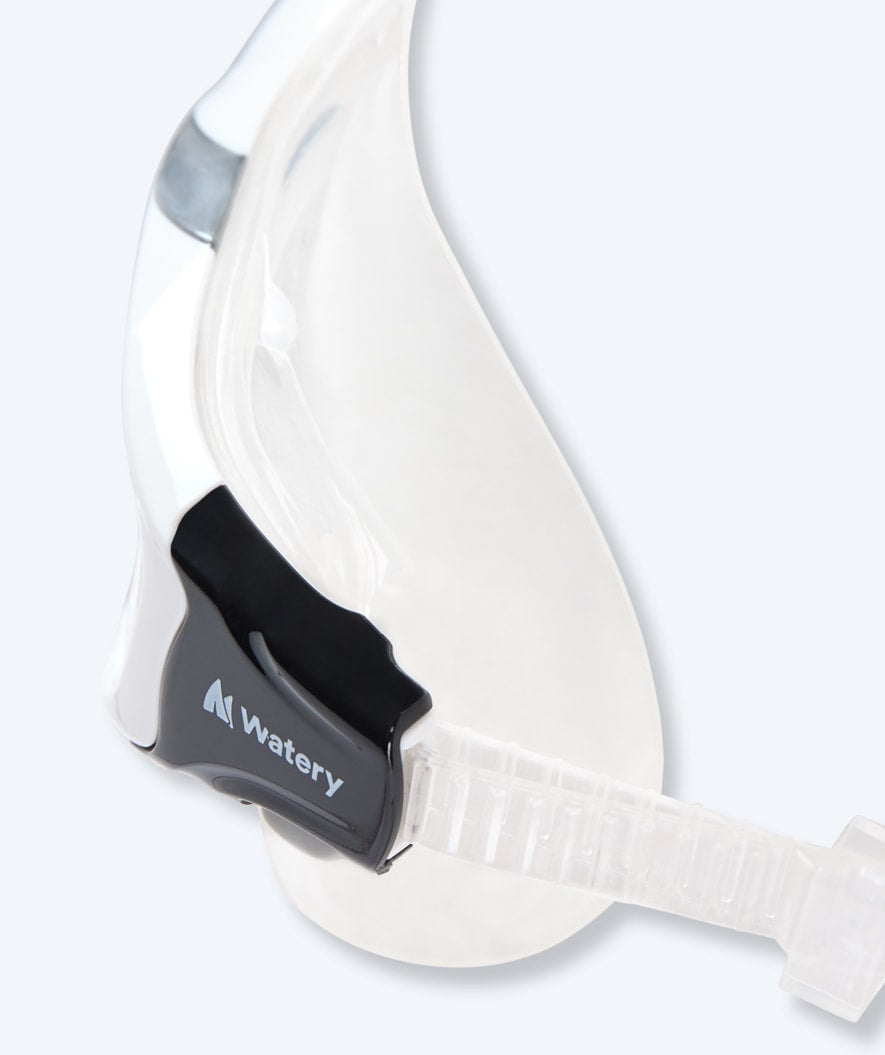 Watery Schwimmmaske für Erwachsene - Mantis - Weiss/Grau