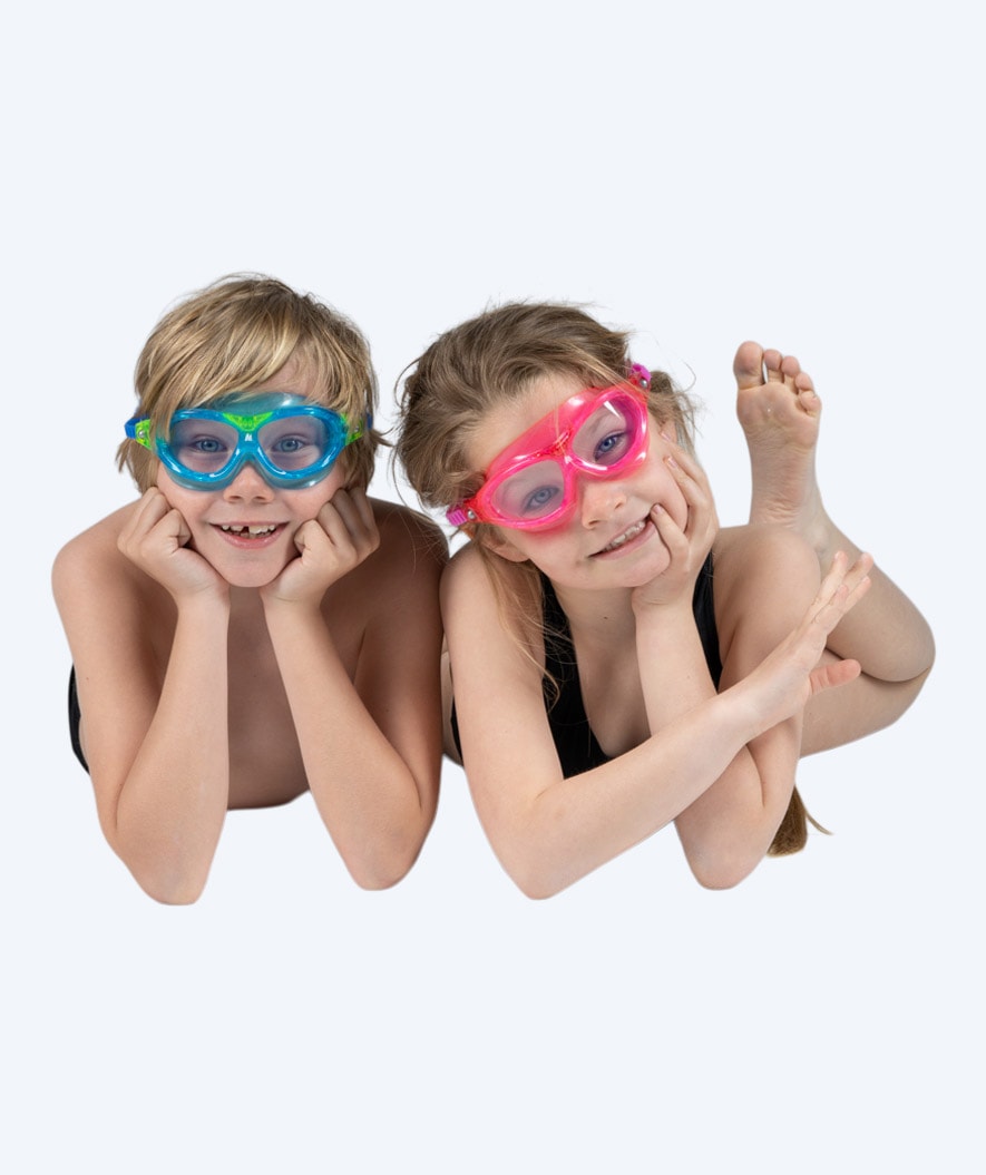 Watery Schwimmbrille für Kinder - Mantis 2.0 - Atlantic Rosa/klar