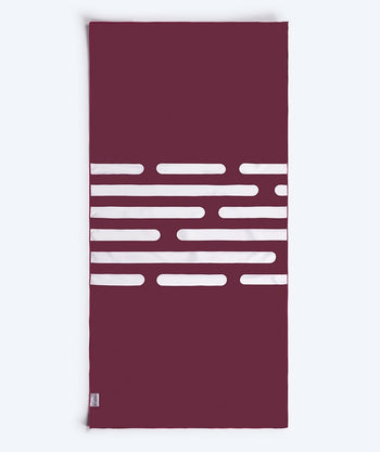 Watery Mikrofaser Badehandtuch - Eco Nebraska - Bordeaux