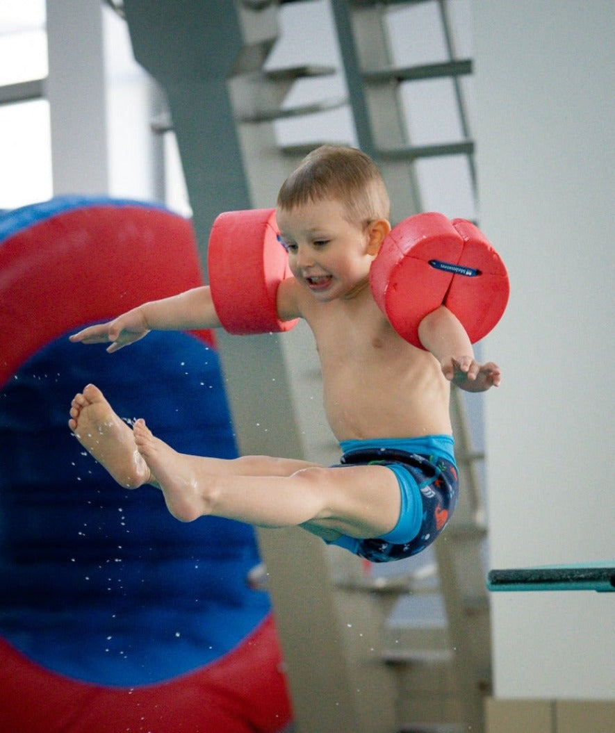 Watery Badehose für Kinder - Neopren Schwimmwindel - Atlantic Pink