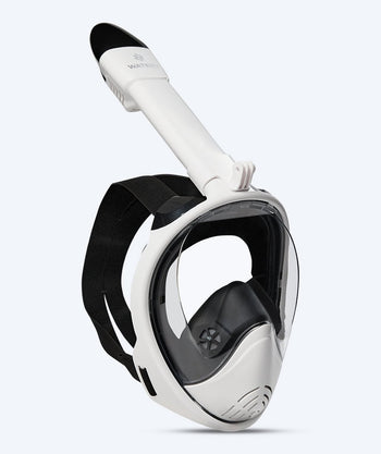 Watery Vollgesichts-Tauchmaske für Erwachsene - Oxygen - Weiß/Schwarz