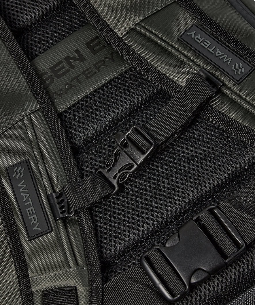 Watery Schwimmtasche - Oxygen Elite 45L - Dunkelgrün