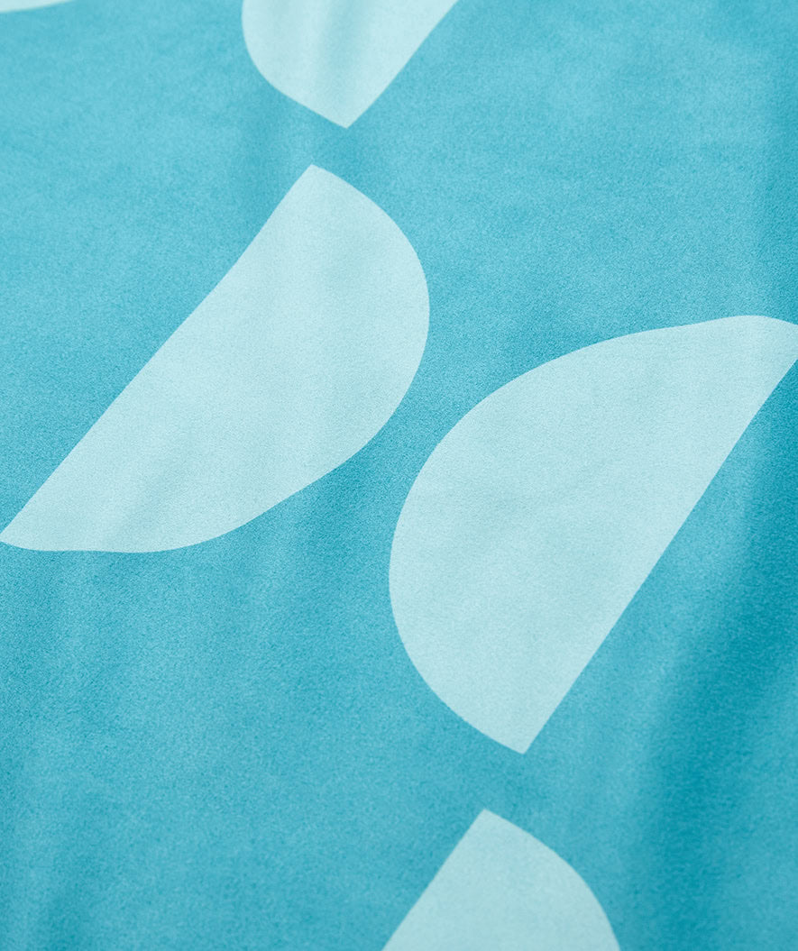 Watery Mikrofaser Badehandtuch (175 x 110 cm) - Rafferty - Ocean Blue