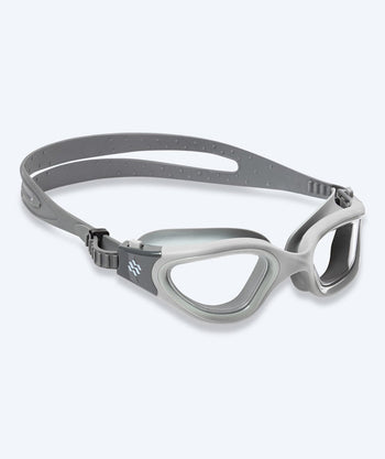 Watery Schwimmbrille für Freizeitschwimmer - Raven Active - Grau/Klar
