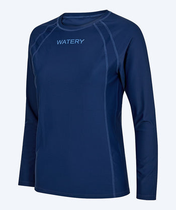 Watery UV Shirt für Damen - Remington Langarm Rashguard - Donkerblau