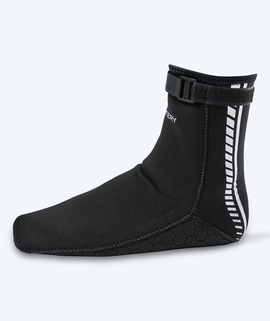 Watery Neoprensocken für Freiwasser - Reptile (3 mm) - Schwarz