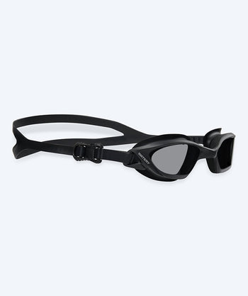 Watery Schwimmbrille für Freizeitschwimmer - Saunton - Schwarz (Smoke Scheiben)
