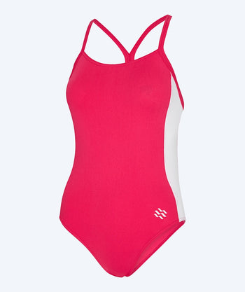 Watery Badeanzug für Damen - Sidestroke Solid - Shiny Red