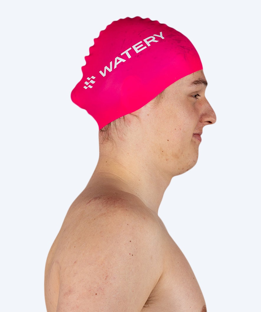 Watery Badekappe (+10) - Signature - Pink