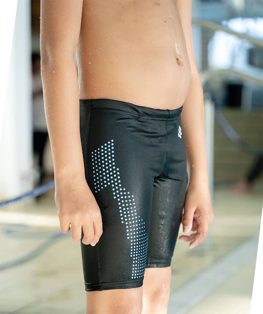 Watery lange Badehose für Jungen - Surfy Eco - Blue Picks