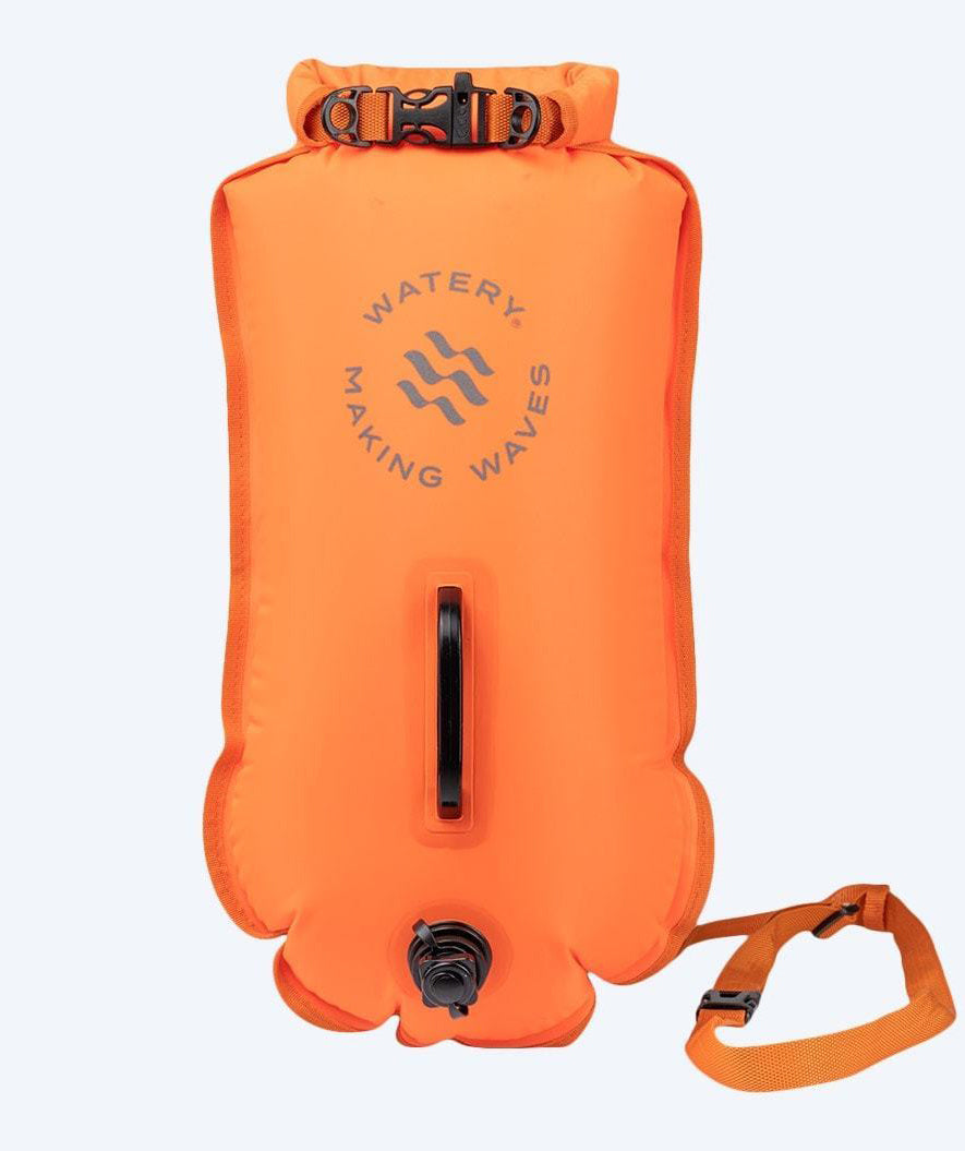 Watery Schwimmboje - Swim Buoy & Dry Bag 28L - Orange