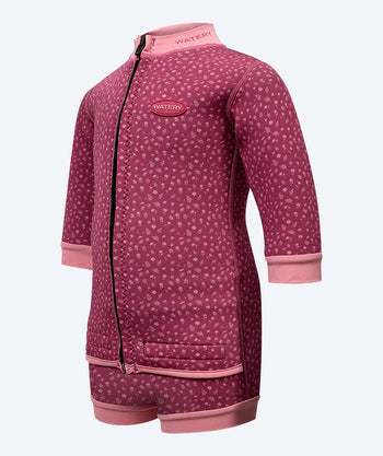 Watery Neoprenanzug für Babys - Tropical Wrap'n Nappy - Atlantic Rosa