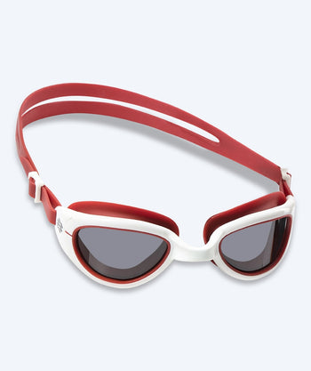 Watery Schwimmbrille für Freizeitschwimmer - Wade Active - Rot (Smoke Scheiben)
