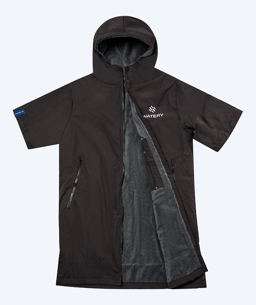 Watery Surf poncho - Wasserdicht - Schwarz