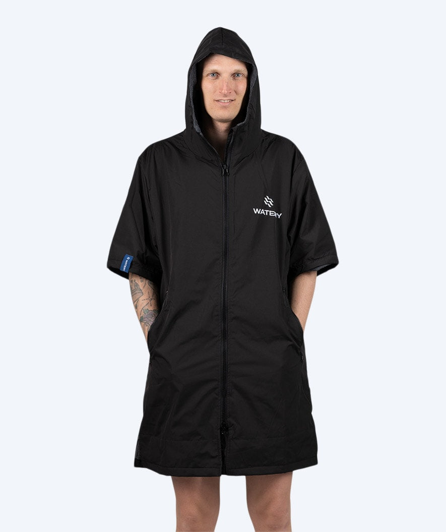 Watery Surf poncho - Wasserdicht - Schwarz