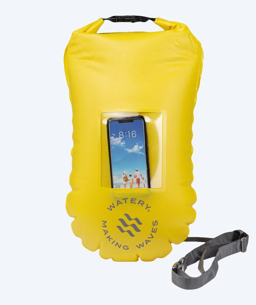 Watery Schwimmsack - Handytasche PVC 28L - Gelb