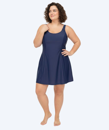 Watery Badeanzug mit Rock für Damen - Isla - Dunkelblau