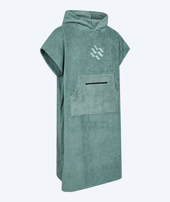 Watery Badeponcho für Erwachsene - Baumwolle - Forrest Green