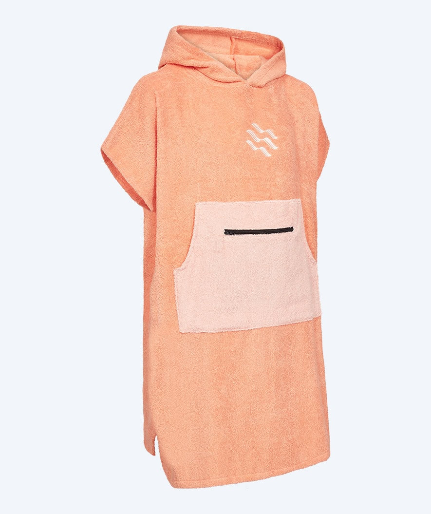 Watery Badeponcho für Junior - Baumwolle - Atlantic Pink