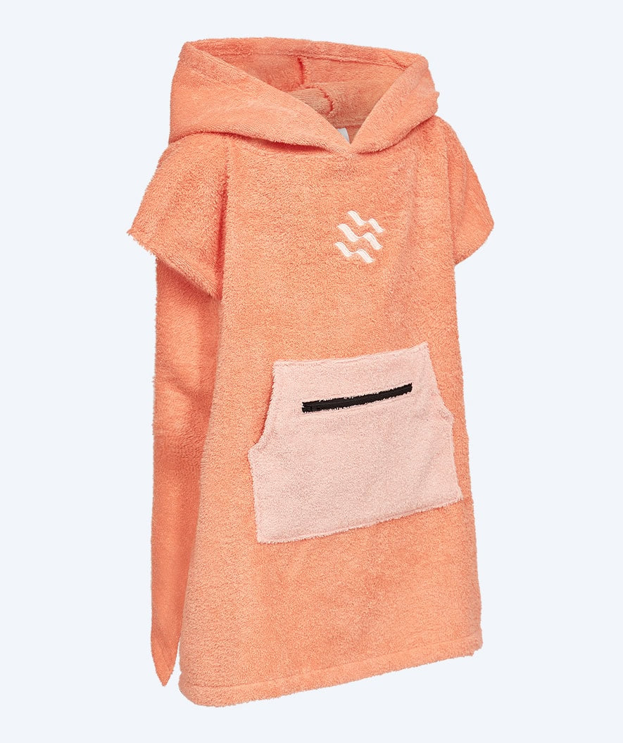 Watery Badeponcho für Kinder - Baumwolle - Atlantic Pink