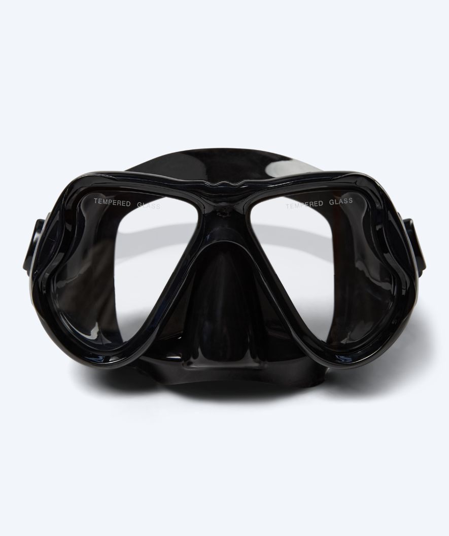 Watery Tauchmaske für Erwachsene (ab 12 Jahre) - Hudson - Schwarz