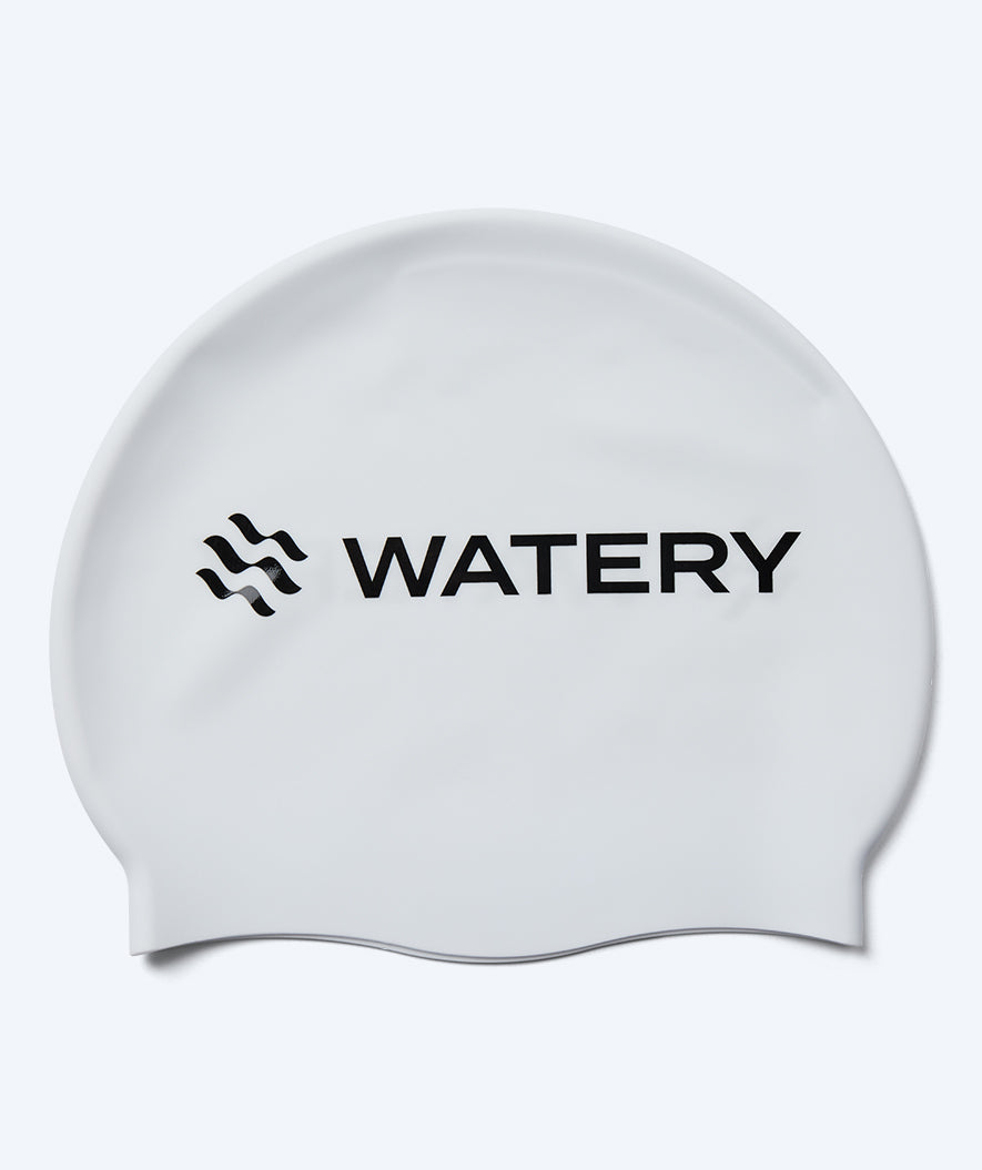 Watery Badekappe für Kinder (3-10) - Signature - Weiss