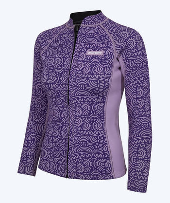 Watery Neoprenshirt mit Reissverschluss für Damen - Lodge - Lila
