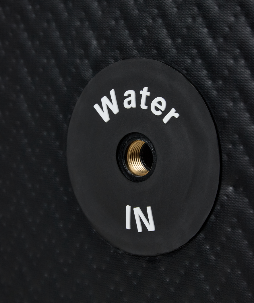 Watery aufblasbare Eiswanne - Deluxe - Schwarz