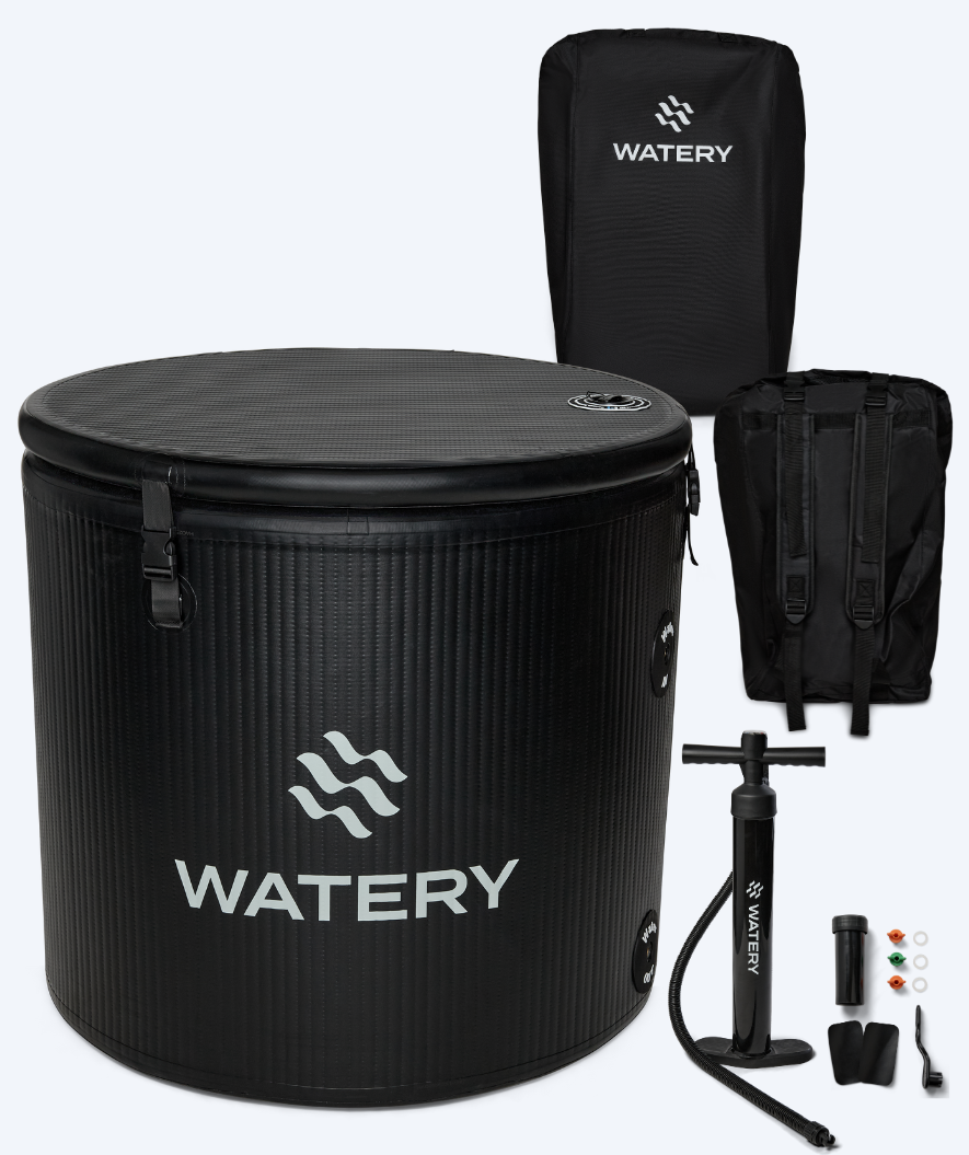 Watery aufblasbare Eistonne - Deluxe - Schwarz