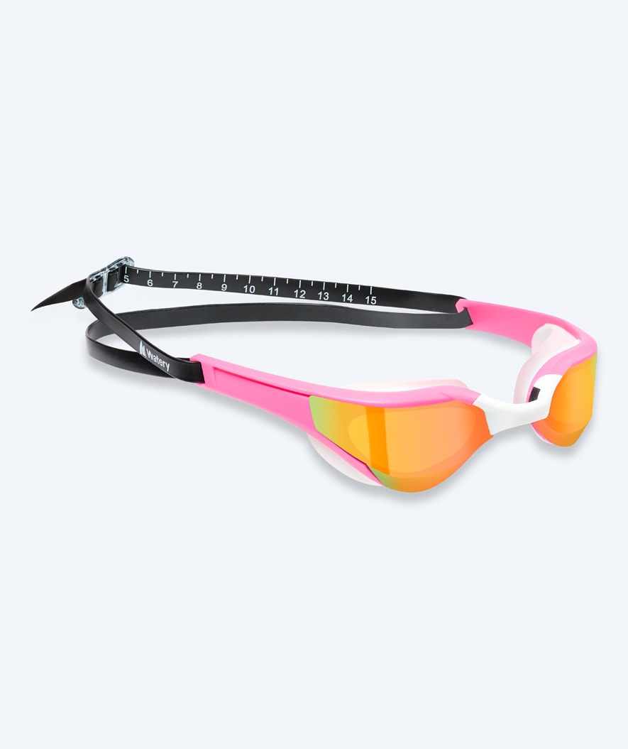 Watery Schwimmbrille - Instinct Elite Mirror - Pink/gold