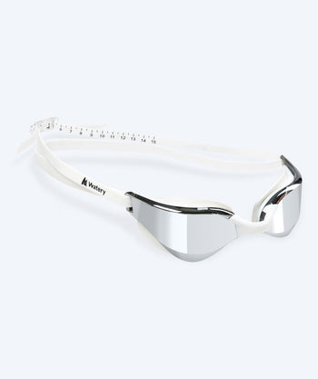 Watery Schwimmbrille - Instinct Mirror - Weiss/Silber