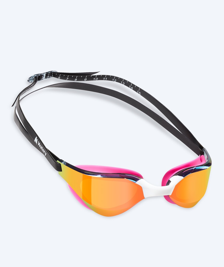 Watery Schwimmbrille - Instinct Mirror - Pink/gold